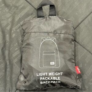 Levi's Black Light Weight Packable Backpack